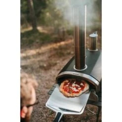 Ooni Pizzaschieber 40 Cm Schwarz-Edelstahl -Grill und Flamme 060568343068 11029300 A 02