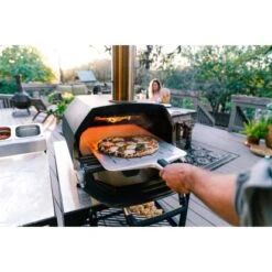 Ooni Pizzaofen Karu 16 Multi-Brennstoff Outdoor Edelstahl/Schwarz -Grill und Flamme 060568345451 11029300 A 01