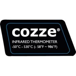 Cozze Infrarot-Thermometer Mit Pistolengriff Inkl. Tasche -Grill und Flamme 08614903407 11025100 AI 01