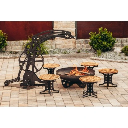 Ferrum Art Design Feuerstelle Industrie Blank 4 Ferrum Art Design Feuerstelle Industrie Blank – Bild 4