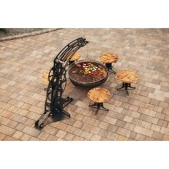 Ferrum Art Design Feuerstelle Industrie Blank 17 Ferrum Art Design Feuerstelle Industrie Blank -Grill und Flamme 1310143 6