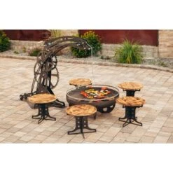 Ferrum Art Design Feuerstelle Industrie Blank 18 Ferrum Art Design Feuerstelle Industrie Blank -Grill und Flamme 1310143 7