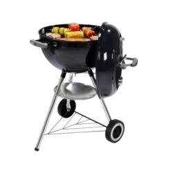 Weber Holzkohle-Kugelgrill Classic Kettle Ø 47 Cm Schwarz -Grill und Flamme 1523778 A01