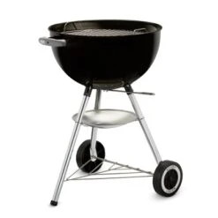 Weber Holzkohle-Kugelgrill Classic Kettle Ø 47 Cm Schwarz -Grill und Flamme 1523778 S03