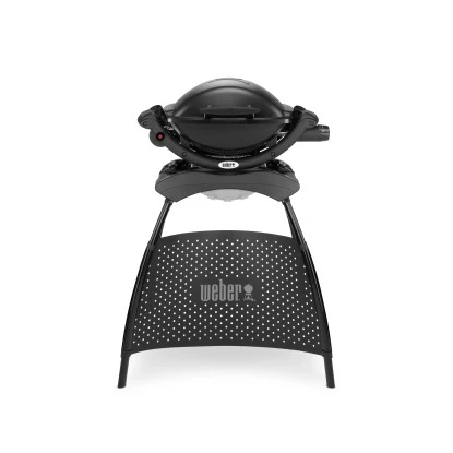 Weber Gasgrill Q 1000 Stand Mit 1 Brenner Und Aromaschienen Schwarz 3 Weber Gasgrill Q 1000 Stand Mit 1 Brenner Und Aromaschienen Schwarz – Bild 3