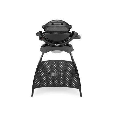 Weber Gasgrill Q 1000 Stand Mit 1 Brenner Und Aromaschienen Schwarz 4 Weber Gasgrill Q 1000 Stand Mit 1 Brenner Und Aromaschienen Schwarz – Bild 4