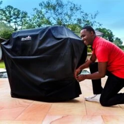 Char-Broil Grillabdeckung Für 3- Und 4-Brenner-Gasgrills Schwarz -Grill und Flamme 2835080 5