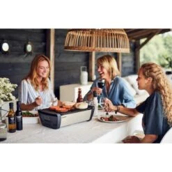 Enders®Holzkohle-Tischgrill Aurora Taupe Raucharm -Grill und Flamme 284190 3795 3 1