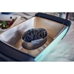 Enders®Holzkohle-Tischgrill Aurora Mirror Copper Raucharm Mit LED-Ambientelich -Grill und Flamme 284194 3795 5