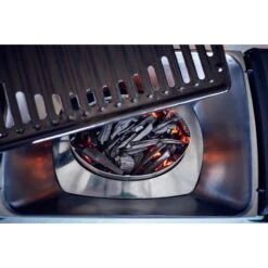 Enders®Holzkohle-Tischgrill Aurora Mirror Copper Raucharm Mit LED-Ambientelich -Grill und Flamme 284194 3795 7