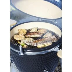 Buschbeck Keramik-Ofen Kamado Schwarz -Grill und Flamme 294942 4224 8