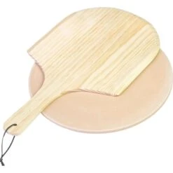 Char-Broil Pizzastein-Set Ø 38 Cm Inkl. Holzschieber