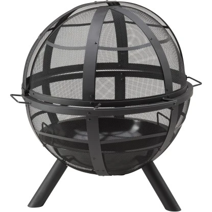 Landmann Feuerkorb Ball Of Fire Schwarz -Grill und Flamme 349704 2790 1