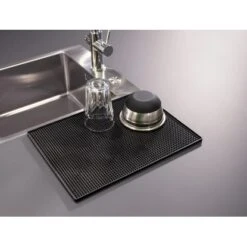 Wenko Abtropfmatte Maxi 40 Cm X 30 Cm Black Outdoor Kitchen Schwarz 13 Wenko Abtropfmatte Maxi 40 Cm X 30 Cm Black Outdoor Kitchen Schwarz -Grill und Flamme 4008838357705 1068 06