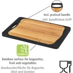 Wenko Schneidebrett Kombi Mit Griff Und Saftrille 33 Cm X 23 Cm Schwarz 13 Wenko Schneidebrett Kombi Mit Griff Und Saftrille 33 Cm X 23 Cm Schwarz -Grill und Flamme 4008838371190 1068 03