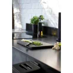 Wenko Schneidebrett Kombi Mit Griff Und Saftrille 33 Cm X 23 Cm Schwarz 17 Wenko Schneidebrett Kombi Mit Griff Und Saftrille 33 Cm X 23 Cm Schwarz -Grill und Flamme 4008838371190 1068 07