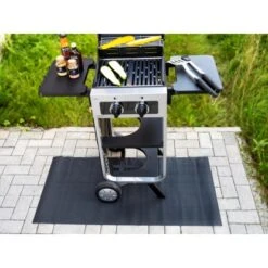 Wenko Spritzschutzmatte Suma 120 Cm X 60 Cm Wasserfest Und Abwischbar Schwarz 14 Wenko Spritzschutzmatte Suma 120 Cm X 60 Cm Wasserfest Und Abwischbar Schwarz -Grill und Flamme 4008838383100 1068 06