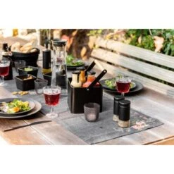 Wenko Utensilienkorb Baco Black Outdoor Kitchen Schwarz -Grill und Flamme 4008838383766 1068 06