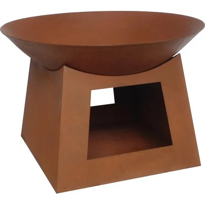 Feuerschale 41,5 Cm X Ø 61,5 Cm Stahl -Grill und Flamme 4048124059944 S01 210619 L