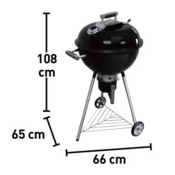 Jamestown Holzkohle-Kugelgrill Dexter XL Ø 54 Cm 17 Jamestown Holzkohle-Kugelgrill Dexter XL Ø 54 Cm -Grill und Flamme 4048124816639 VM 01