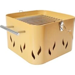 Tragbarer Grill Im Retrostyle -Grill und Flamme 4048126048458 S03 130121 L