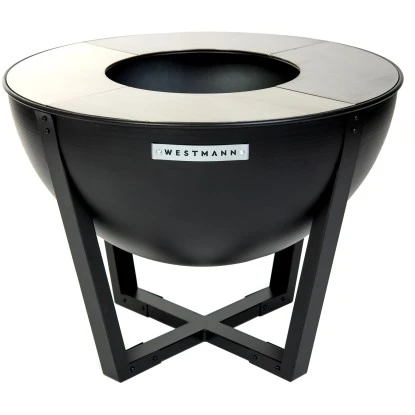 Westmann Premium Grill Feuerstelle Ø 81 Cm X 62 Cm Schwarz 1 Westmann Premium Grill Feuerstelle Ø 81 Cm X 62 Cm Schwarz