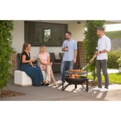Westmann Premium Grill Feuerstelle Inkl. Grillrost Ø 70 Cm X 75 Cm Schwarz -Grill und Flamme 4260280773407 1741 AB 05