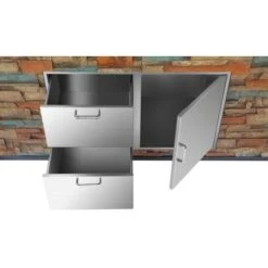 El Fuego Gasgrillküche AY 3000 Built-In Ca.147 Cm X 130 Cm X 68 Cm -Grill und Flamme 474425 2240 11