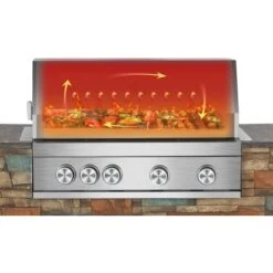 El Fuego Gasgrillküche AY 3000 Built-In Ca.147 Cm X 130 Cm X 68 Cm -Grill und Flamme 474425 2240 13