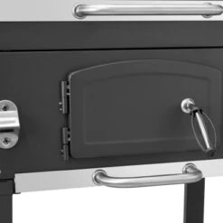 Jamestown Holzkohle-Grillwagen Jaxon -Grill und Flamme 5248133 CU04 220721