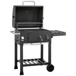 Jamestown Holzkohle-Grillwagen Jaxon -Grill und Flamme 5248133 S02 220721