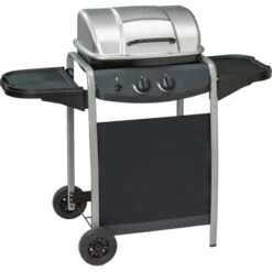 Gasgrill Mit 2 Brennern Und Seitentischen -Grill und Flamme 557037 3299 4