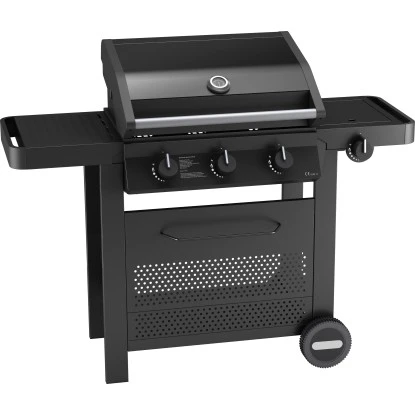 Gasgrill Vancouver Mit 3 Brennern Und Seitenkocher 3 Gasgrill Vancouver Mit 3 Brennern Und Seitenkocher – Bild 3