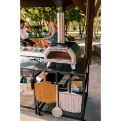 Ooni Pizzaofen Karu 16 Multi-Brennstoff Outdoor Edelstahl/Schwarz -Grill und Flamme 60568345451 11029300 AB 01