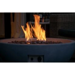 Dobar Outdoor-Feuerschale Mit Gasflamme Lunar Ø 90 Cm Grau 23 Dobar Outdoor-Feuerschale Mit Gasflamme Lunar Ø 90 Cm Grau -Grill und Flamme 637 lavaofenfeuerstelle 11
