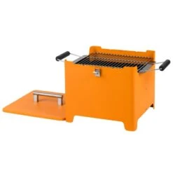 Tepro Holzkohlegrill Chill & Grill Cube Orange 31,5 X 31,5 Cm -Grill und Flamme 660793 2400 Cube 04