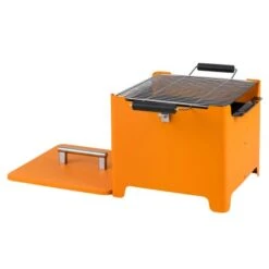 Tepro Holzkohlegrill Chill & Grill Cube Orange 31,5 X 31,5 Cm -Grill und Flamme 660793 2400 Cube 05