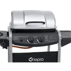 Tepro Gasgrill Fremont 112 X 96,5 X 52 Cm (B X H X T) Schwarz/Silber -Grill und Flamme 660817 2400 Fremont 05
