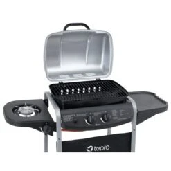 Tepro Gasgrill Fremont 112 X 96,5 X 52 Cm (B X H X T) Schwarz/Silber -Grill und Flamme 660817 2400 Fremont 13