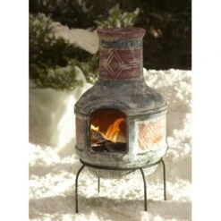 Buschbeck Mexiko-Grillkamin Geodesign Ton Inkl. Grillrost 7 Buschbeck Mexiko-Grillkamin Geodesign Ton Inkl. Grillrost -Grill und Flamme 6871107 picture 1