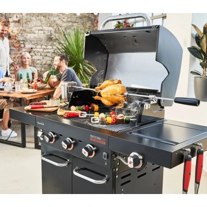 Char-Broil Gasgrill Professional Core B 3 Brenner, Seitenbrenner & TRU-Infrared 9 Char-Broil Gasgrill Professional Core B 3 Brenner, Seitenbrenner & TRU-Infrared – Bild 9