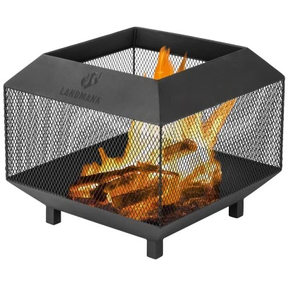 Landmann Feuerkorb FP-I-440-BKXX 44 Cm X 44 Cm Schwarz 2 Landmann Feuerkorb FP-I-440-BKXX 44 Cm X 44 Cm Schwarz – Bild 2