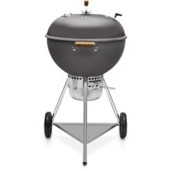 Weber Holzkohlegrill 70th Anniversary Edition Kettle Metallic Grey Ø 57 Cm -Grill und Flamme 699490 3994 03