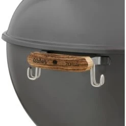 Weber Holzkohlegrill 70th Anniversary Edition Kettle Metallic Grey Ø 57 Cm -Grill und Flamme 699490 3994 06