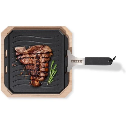 Cozze Gusseisenpfanne Mit Untersetzer 33 Cm X 33 Cm 1 Cozze Gusseisenpfanne Mit Untersetzer 33 Cm X 33 Cm