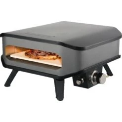 Cozze Gas Pizzaofen 13" Mit Pizzastein Schwarz-Grau -Grill und Flamme 708614903421 11025100 S 09