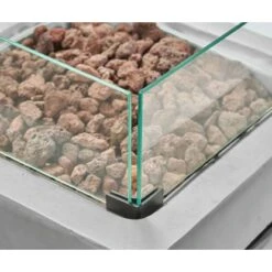 Amare Gas-Feuerstelle Für Den Außenbereich Quadratisch Grau 16 Amare Gas-Feuerstelle Für Den Außenbereich Quadratisch Grau -Grill und Flamme 765581 4655 06