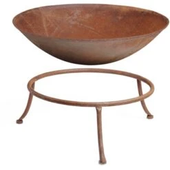 Gartenfreude Design Feuerschale Ø 47 Cm Rostrot 12 Gartenfreude Design Feuerschale Ø 47 Cm Rostrot -Grill und Flamme 765595 4655 06