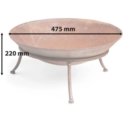 Gartenfreude Design Feuerschale Ø 47 Cm Rostrot 7 Gartenfreude Design Feuerschale Ø 47 Cm Rostrot – Bild 7