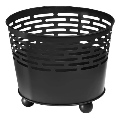 Gartenfreude Design Feuerstelle Ø 39 Cm Schwarz -Grill und Flamme 765609 4655 01 1